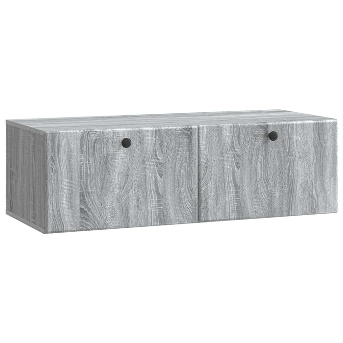 Oglindă TV montată pe perete Sonoma gri 98 x 41 x 30 cm - WALTI WALTI