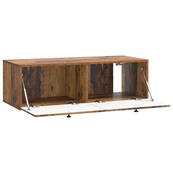 Oglindă TV montată pe perete Lemn vechi 98 x 41 x 30 cm - WALTI WALTI