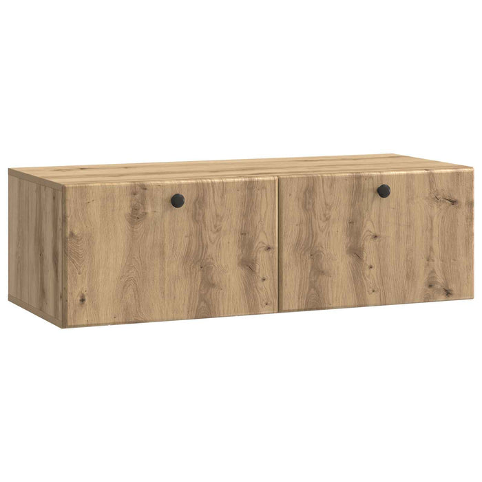 Oglindă TV montată pe perete Stejar Artizanal 98 x 41 x 30 cm - WALTI WALTI