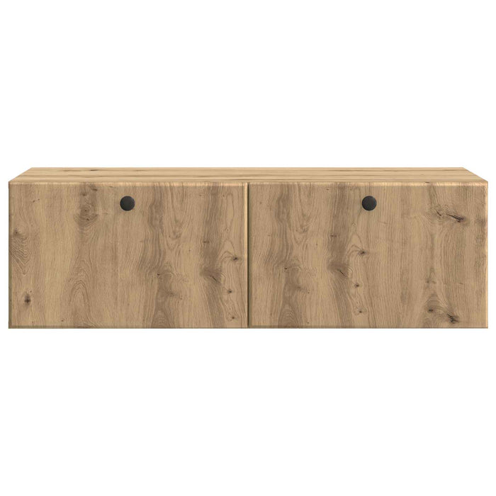 Oglindă TV montată pe perete Stejar Artizanal 98 x 41 x 30 cm - WALTI WALTI