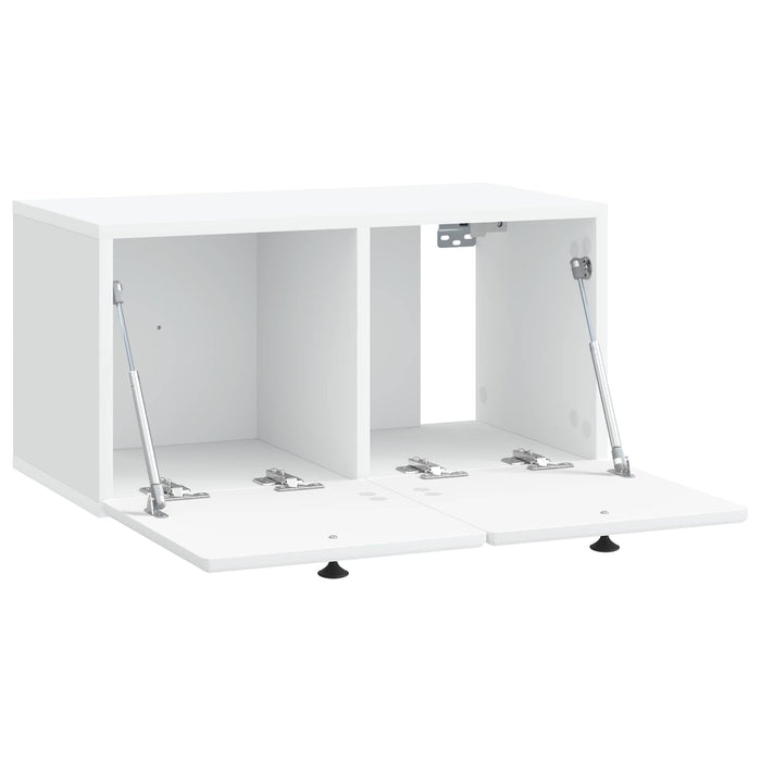 Oglindă TV montată pe perete 59,5 x 31 x 30 cm Alb - WALTI WALTI