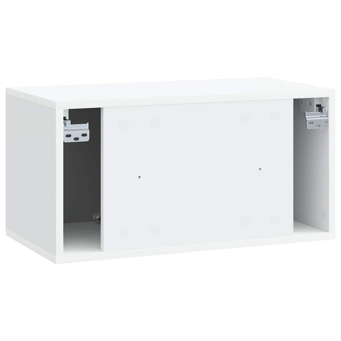 Oglindă TV montată pe perete 59,5 x 31 x 30 cm Alb - WALTI WALTI