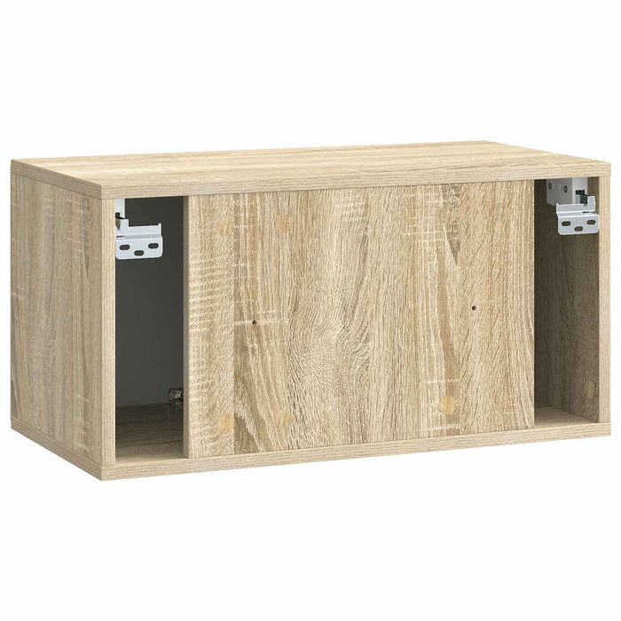 Oglindă TV montată pe perete Stejar Sonoma 59,5 x 31 x 30 cm - WALTI WALTI