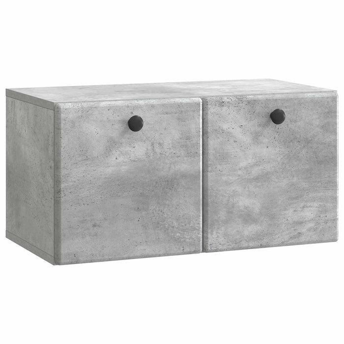 Oglindă TV montată pe perete Gri Beton 59,5 x 31 x 30 cm - WALTI WALTI