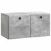 Oglindă TV montată pe perete Gri Beton 59,5 x 31 x 30 cm - WALTI WALTI