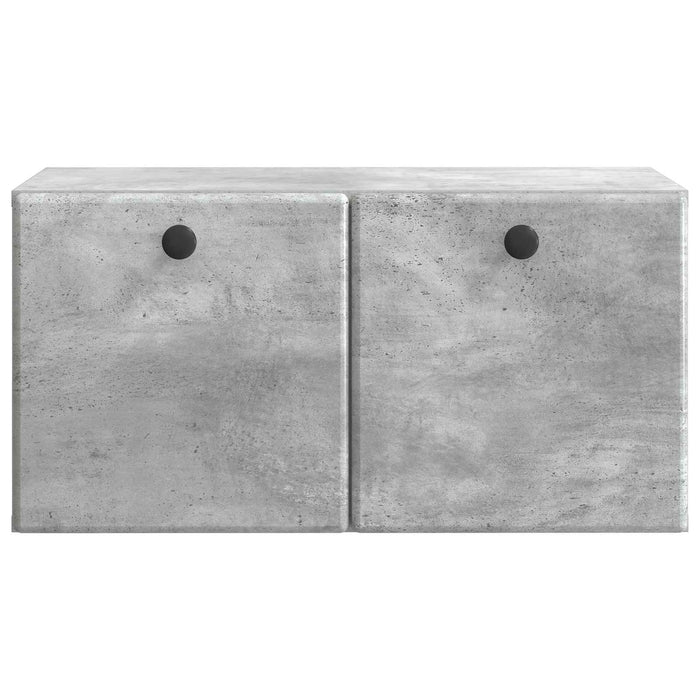Oglindă TV montată pe perete Gri Beton 59,5 x 31 x 30 cm - WALTI WALTI
