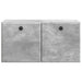Oglindă TV montată pe perete Gri Beton 59,5 x 31 x 30 cm - WALTI WALTI