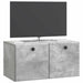 Oglindă TV montată pe perete Gri Beton 59,5 x 31 x 30 cm - WALTI WALTI