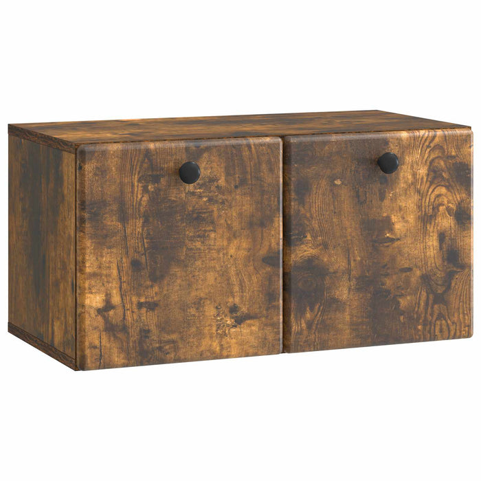 Oglindă TV montată pe perete Stejar fumuriu 59,5 x 31 x 30 cm - WALTI WALTI
