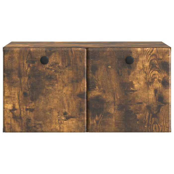 Oglindă TV montată pe perete Stejar fumuriu 59,5 x 31 x 30 cm - WALTI WALTI