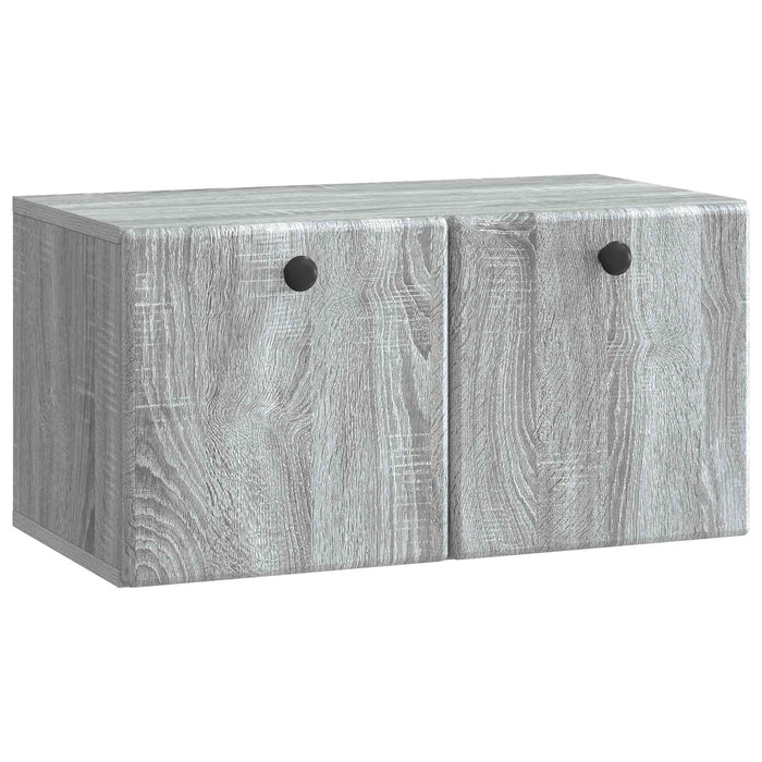 Oglindă TV montată pe perete Sonoma gri 59,5 x 31 x 30 cm - WALTI WALTI