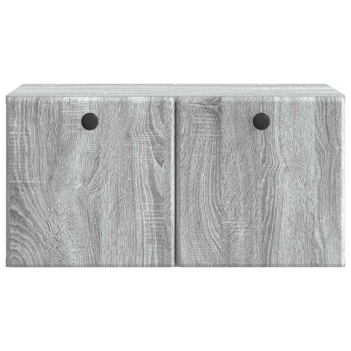 Oglindă TV montată pe perete Sonoma gri 59,5 x 31 x 30 cm - WALTI WALTI