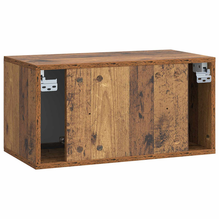 Oglindă TV montată pe perete 59,5 x 31 x 30 cm Lemn vechi - WALTI WALTI