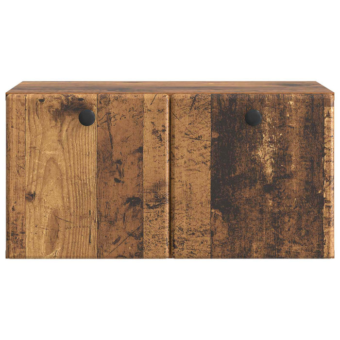 Oglindă TV montată pe perete 59,5 x 31 x 30 cm Lemn vechi - WALTI WALTI