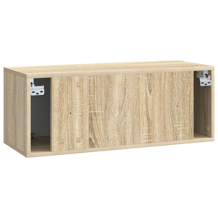 Oglindă TV montată pe perete Stejar Sonoma 78,5 x 31 x 30 cm - WALTI WALTI