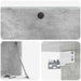 Oglindă TV montată pe perete Gri Beton 78,5 x 31 x 30 cm - WALTI WALTI