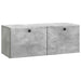 Oglindă TV montată pe perete Gri Beton 78,5 x 31 x 30 cm - WALTI WALTI