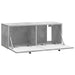 Oglindă TV montată pe perete Gri Beton 78,5 x 31 x 30 cm - WALTI WALTI