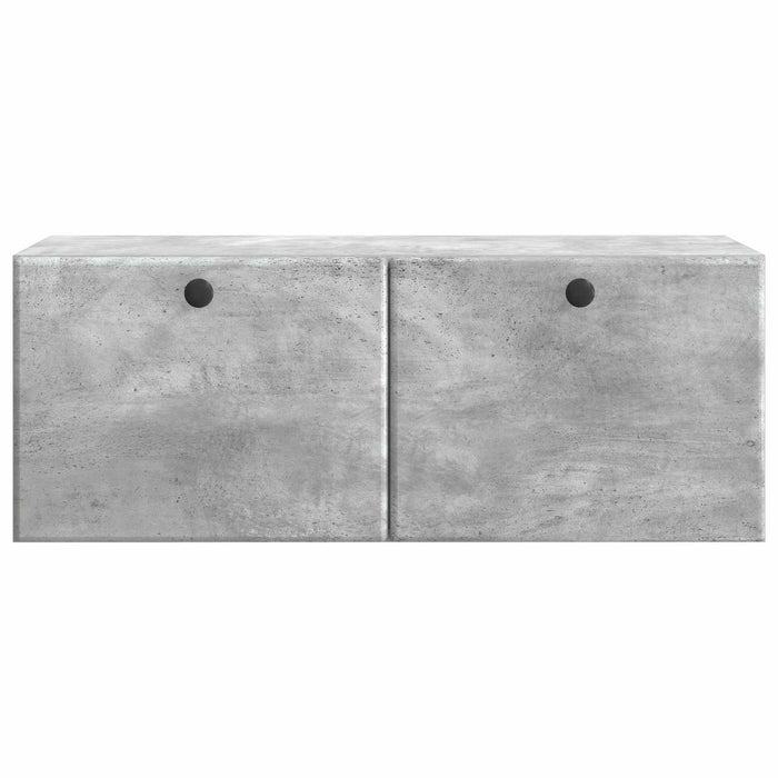 Oglindă TV montată pe perete Gri Beton 78,5 x 31 x 30 cm - WALTI WALTI