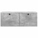Oglindă TV montată pe perete Gri Beton 78,5 x 31 x 30 cm - WALTI WALTI