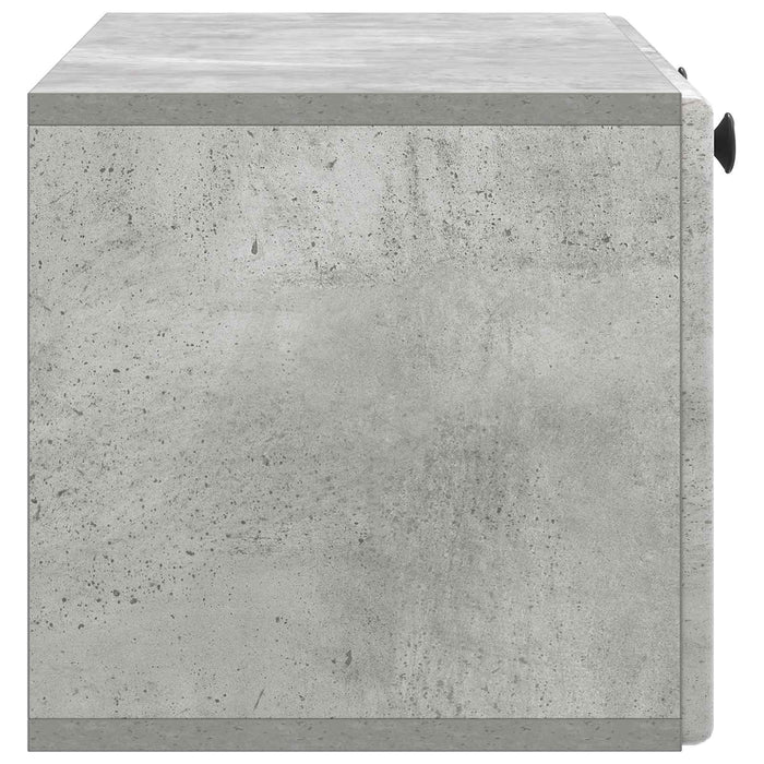 Oglindă TV montată pe perete Gri Beton 78,5 x 31 x 30 cm - WALTI WALTI