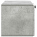 Oglindă TV montată pe perete Gri Beton 78,5 x 31 x 30 cm - WALTI WALTI