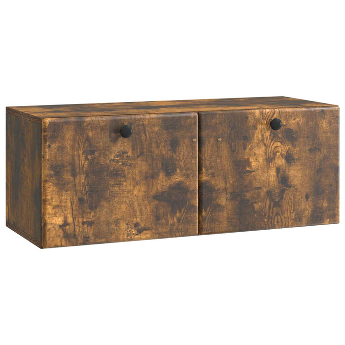 Oglindă TV montată pe perete Stejar fumuriu 78,5 x 31 x 30 cm - WALTI WALTI