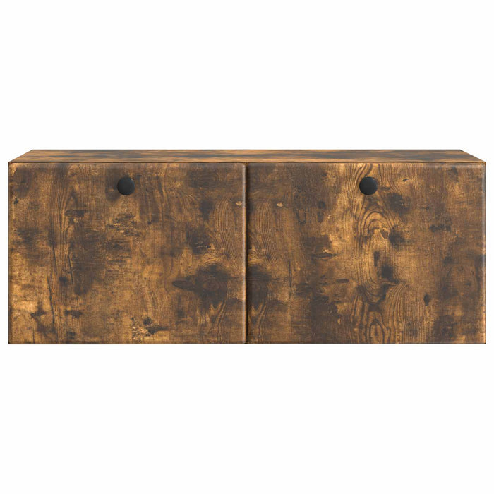 Oglindă TV montată pe perete Stejar fumuriu 78,5 x 31 x 30 cm - WALTI WALTI