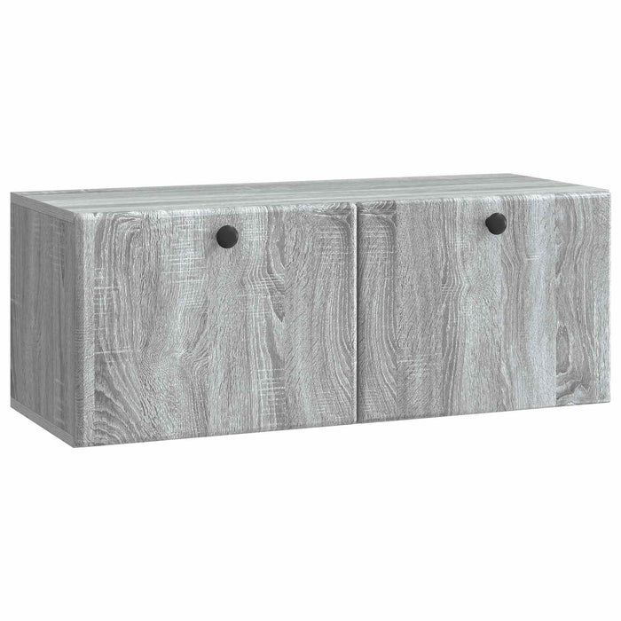 Oglindă TV montată pe perete Sonoma gri 78,5 x 31 x 30 cm - WALTI WALTI