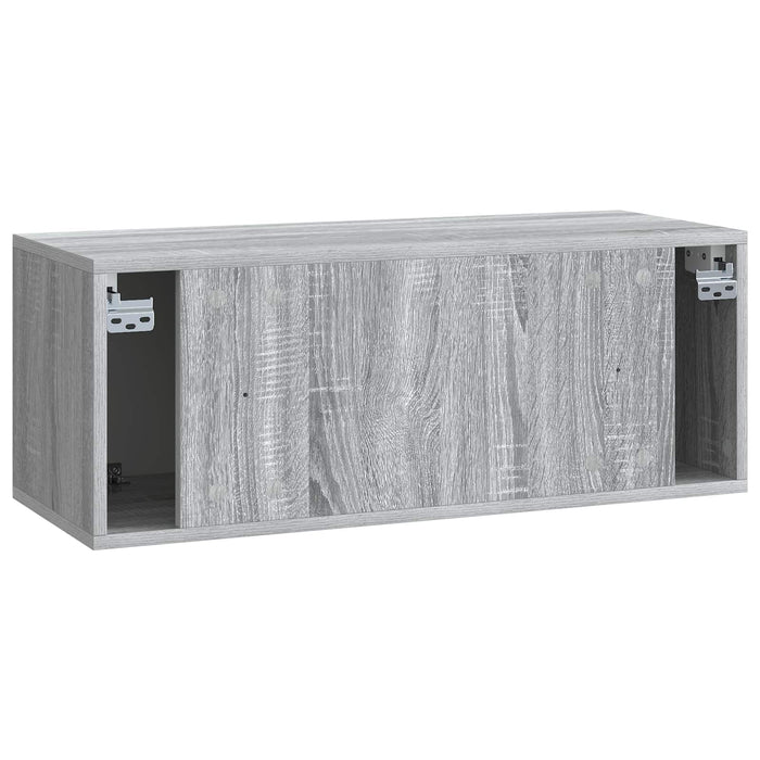 Oglindă TV montată pe perete Sonoma gri 78,5 x 31 x 30 cm - WALTI WALTI