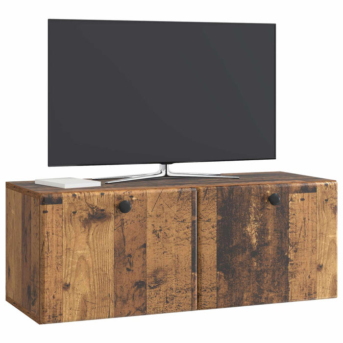 Oglindă TV montată pe perete Lemn vechi 78,5 x 31 x 30 cm - WALTI WALTI