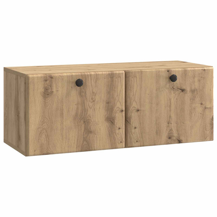 Oglindă TV montată pe perete Stejar Artizanal 78,5 x 31 x 30 cm - WALTI WALTI