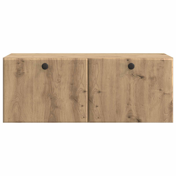 Oglindă TV montată pe perete Stejar Artizanal 78,5 x 31 x 30 cm - WALTI WALTI