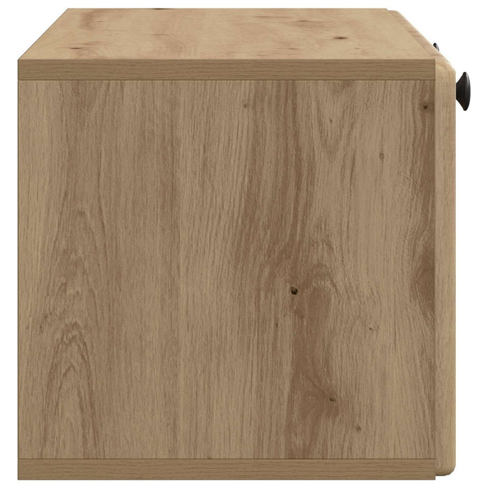 Oglindă TV montată pe perete Stejar Artizanal 78,5 x 31 x 30 cm - WALTI WALTI