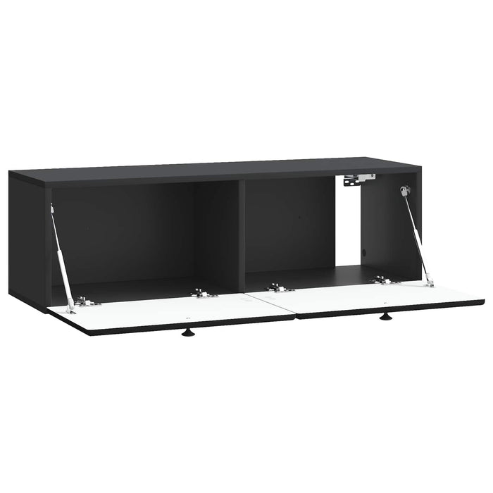 Oglindă TV montată pe perete Pe perete Negru 98 x 31 x 30 cm - WALTI WALTI