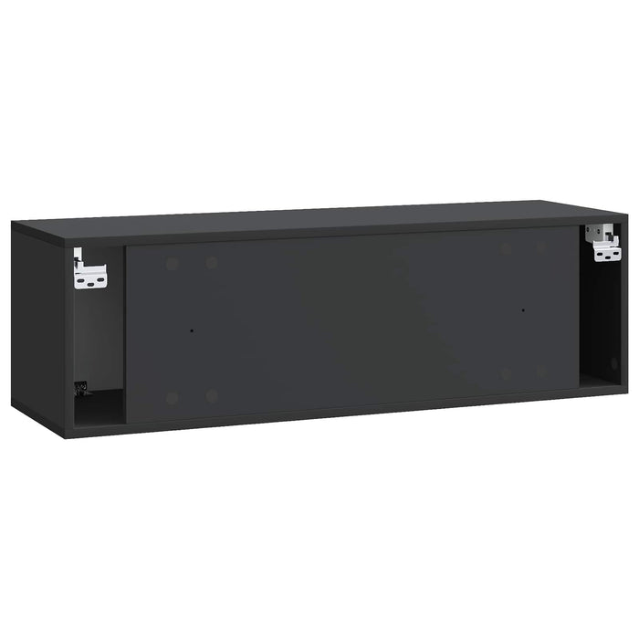 Oglindă TV montată pe perete Pe perete Negru 98 x 31 x 30 cm - WALTI WALTI