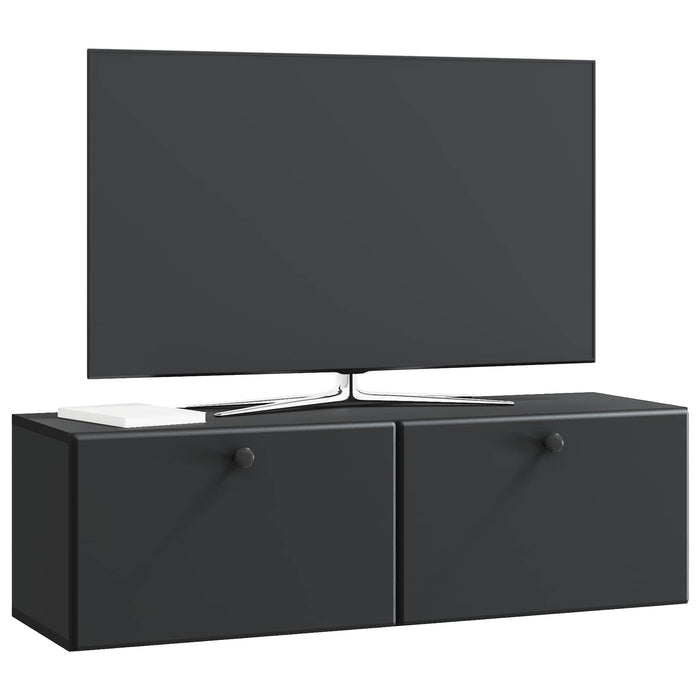 Oglindă TV montată pe perete Pe perete Negru 98 x 31 x 30 cm - WALTI WALTI