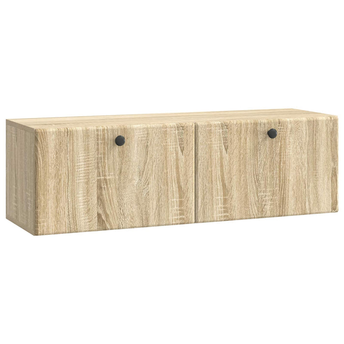 Oglindă TV montată pe perete Stejar Sonoma 98 x 31 x 30 cm - WALTI WALTI