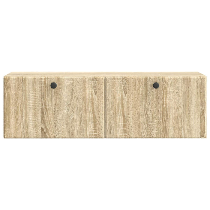 Oglindă TV montată pe perete Stejar Sonoma 98 x 31 x 30 cm - WALTI WALTI