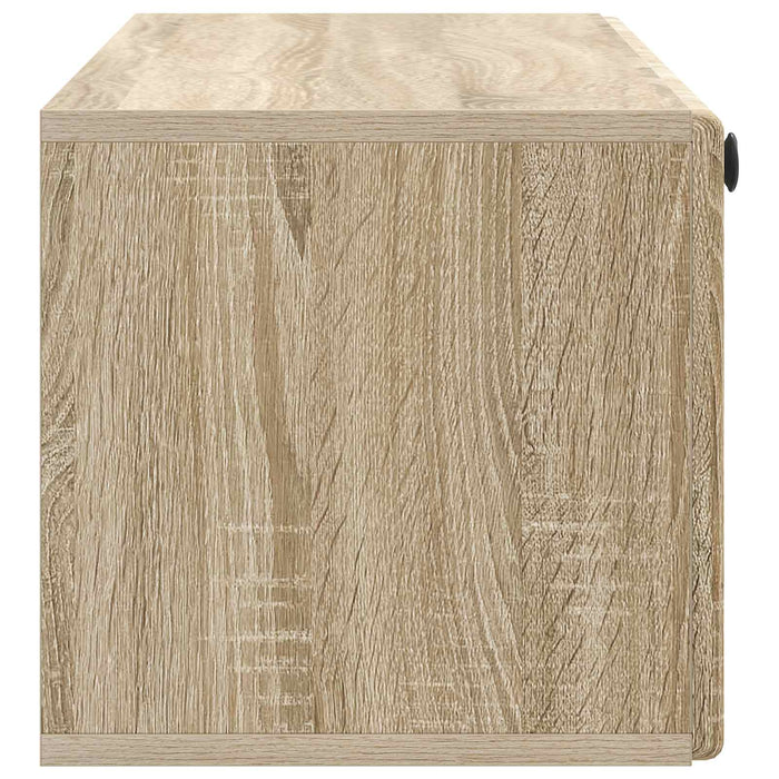 Oglindă TV montată pe perete Stejar Sonoma 98 x 31 x 30 cm - WALTI WALTI