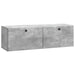 Oglindă TV montată pe perete Gri Beton 98 x 31 x 30 cm - WALTI WALTI