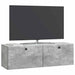 Oglindă TV montată pe perete Gri Beton 98 x 31 x 30 cm - WALTI WALTI