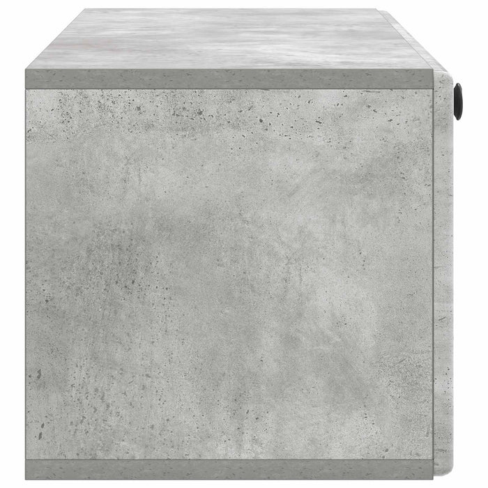 Oglindă TV montată pe perete Gri Beton 98 x 31 x 30 cm - WALTI WALTI
