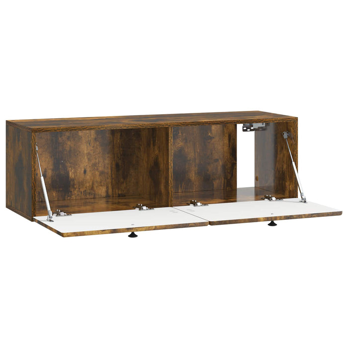 Oglindă TV montată pe perete Stejar fumuriu 98 x 31 x 30 cm - WALTI WALTI