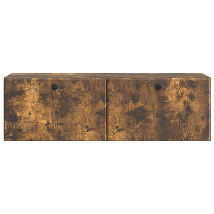 Oglindă TV montată pe perete Stejar fumuriu 98 x 31 x 30 cm - WALTI WALTI