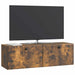Oglindă TV montată pe perete Stejar fumuriu 98 x 31 x 30 cm - WALTI WALTI