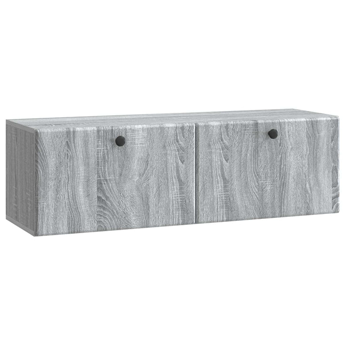 Oglindă TV montată pe perete Sonoma gri 98 x 31 x 30 cm - WALTI WALTI