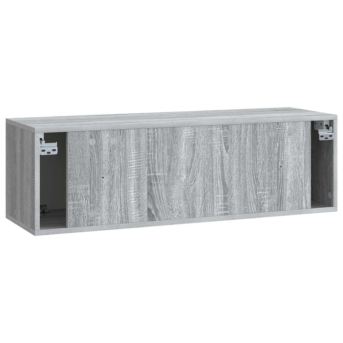 Oglindă TV montată pe perete Sonoma gri 98 x 31 x 30 cm - WALTI WALTI