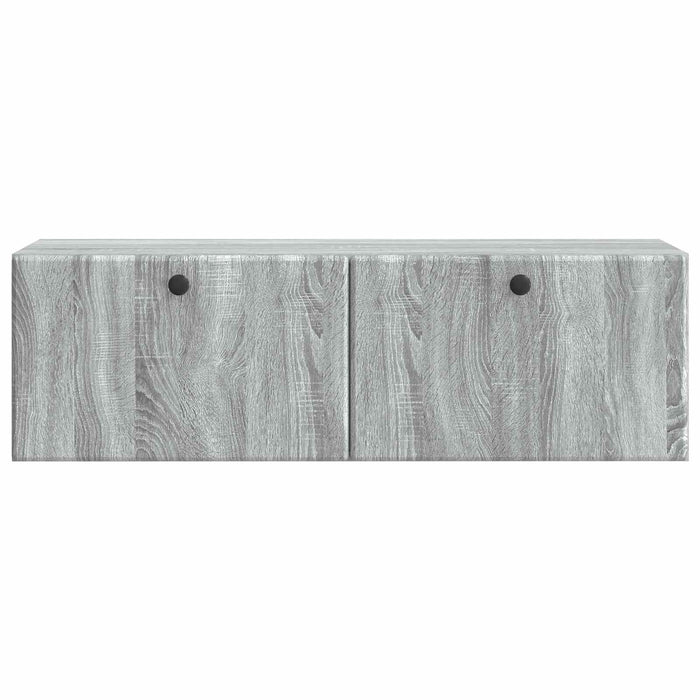 Oglindă TV montată pe perete Sonoma gri 98 x 31 x 30 cm - WALTI WALTI