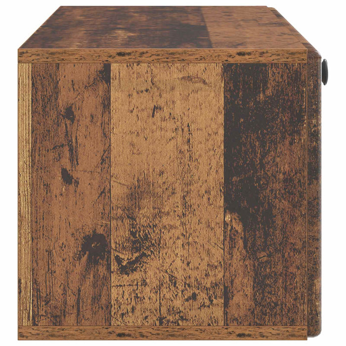 Oglindă TV montată pe perete Lemn vechi 98 x 31 x 30 cm - WALTI WALTI